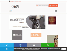 Tablet Screenshot of dotti.pl